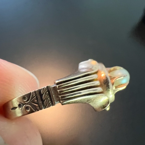 Victorian 14K Rose Gold Ring - Picture 6 of 8